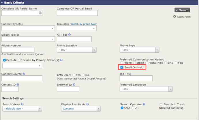 The checkbox is on the right-hand-side of the screen.